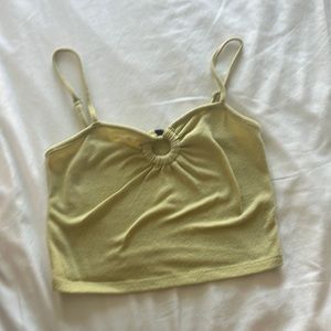 American Eagle ring keyhole tank top